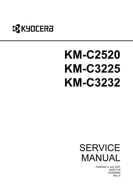 KM-C2520 KM-C3225 KM-C3232 - kyocera