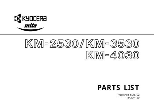 PARTS LIST - kyocera