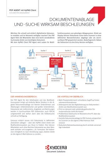 Datenblatt PDF-Agent - Kyocera