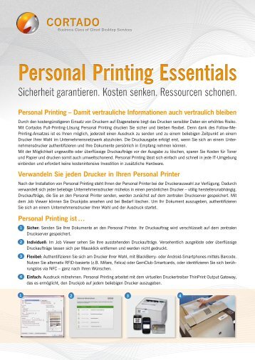Produktinformation Personal Printing - Kyocera