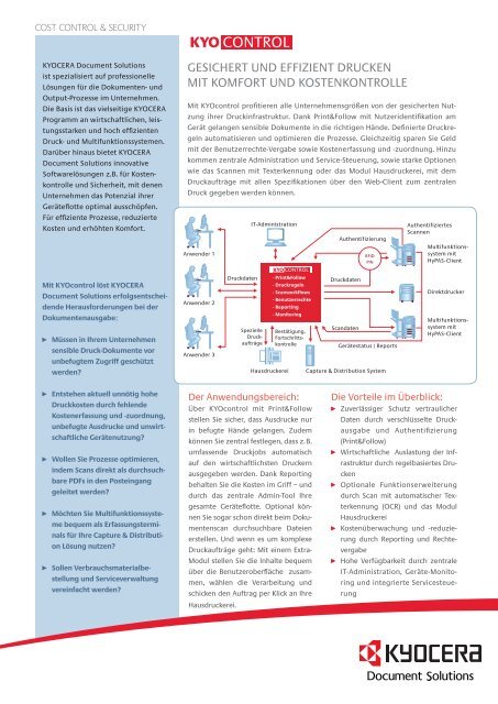 Datenblatt KYOcontrol 3.2 - Kyocera