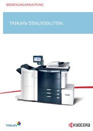 TASKalfa 550c/650c/750c - Kyocera