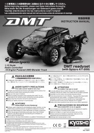 CALIBER 60 / 90 / ZG Parts acceptable List - Kyosho