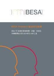 BESA Research 腦波研究軟體 - 錫昌