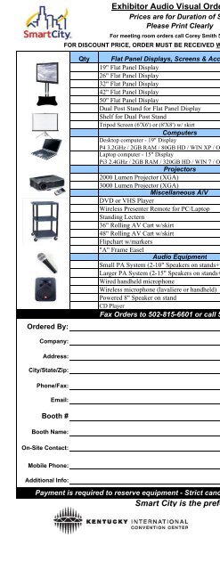 Exhibitor Manual - Kentucky State Fair