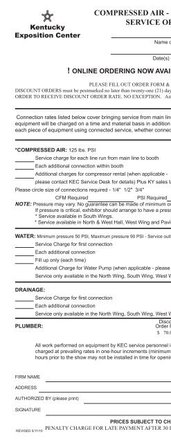 Exhibitor Manual - Kentucky State Fair