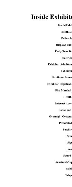 Exhibitor Manual - Kentucky State Fair