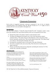 Classroom Extensions - Kentucky State Fair