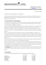 1. Elternbrief 2008/2009 - Kaspar-ZeuÃ-Gymnasium Kronach