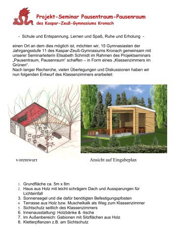 Projekt-Seminar Pausentraum-Pausenraum - Kaspar-ZeuÃ ...