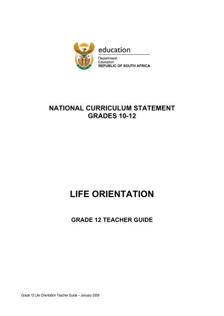 life orientation grade 12 assignment 2018 memo