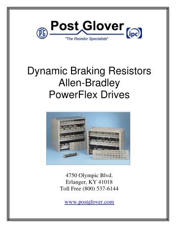 Dynamic Braking Resistors Allen-Bradley PowerFlex Drives