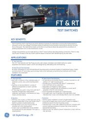 ft & rt test switches key benefits