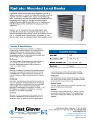 Radiator Mounted Load Banks