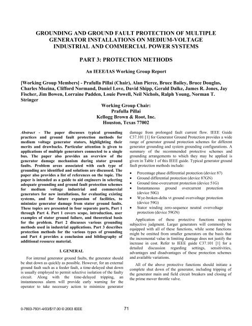 IEEE Hybrid Grounding