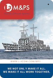 M&PS - L-3 Marine & Power Systems