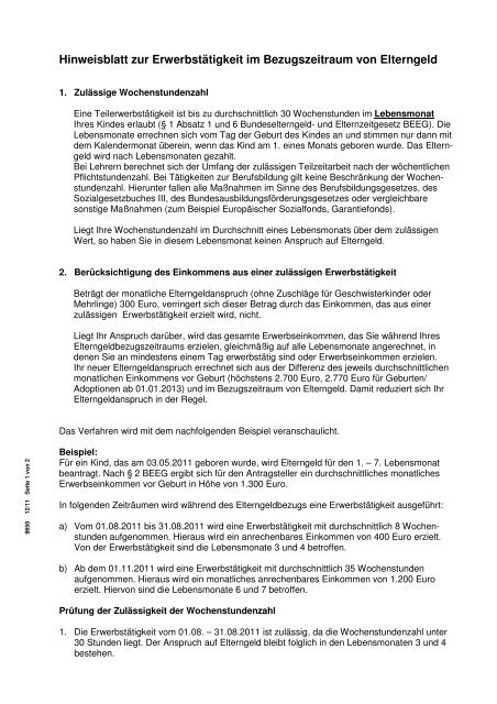 Hinweisblatt zur ErwerbstÃ¤tigkeit, PDF (24 kB ) - L-Bank