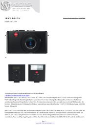 LEICA D-LUX 4 - Leica User Forum