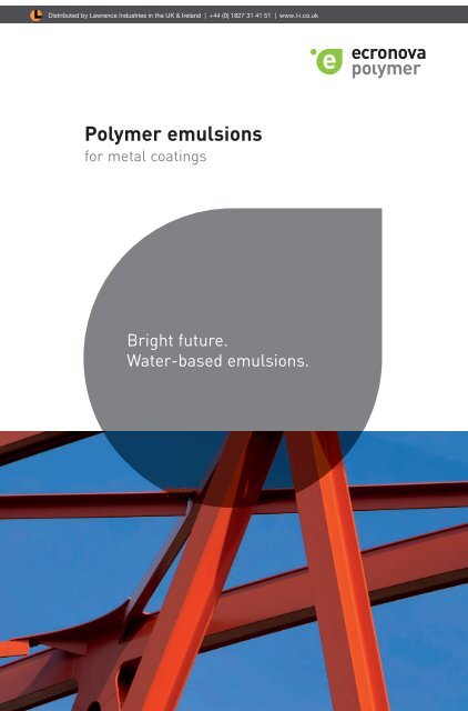 Polymer emulsions for metal coatings