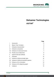 Agitan - Defoamer Technologies - Lawrence Industries