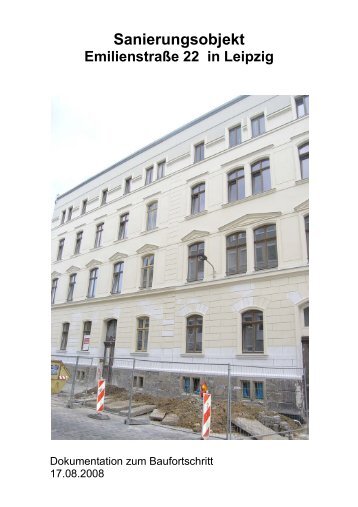 Sanierungsobjekt - L-KONZEPT Leipzig GmbH