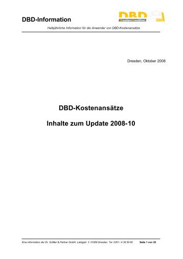 DBD-Information - La Concept