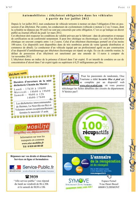 Bulletin municipal - La Neuville en Hez