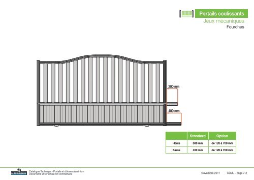 Catalogue Technique Portails Coulissants - La Toulousaine