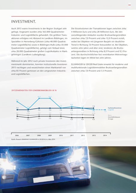 Ellwanger & Geiger: Marktbericht Industrie und Logistik 2014