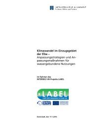 Klimawandel im Einzugsgebiet der Elbe ... - LABEL