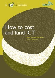 How to cost and fund ICT - National Council for Voluntary ...