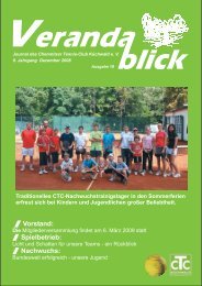 Handbuch Spielbetrieb - Niedersächsischer Tennisverband e.V.