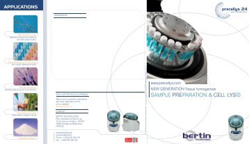 SAMPLE PREPARATION & CELL LYSIS