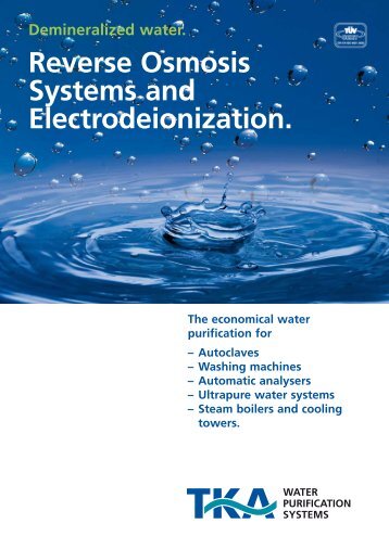 Reverse Osmosis Systems and Electrodeionization. - Labochema