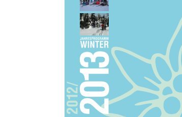 Winterprogramm 12/13 - Deutscher Alpenverein Sektion Kaufering