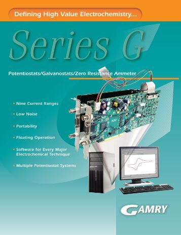 Series G Brochure - Gamry Instruments