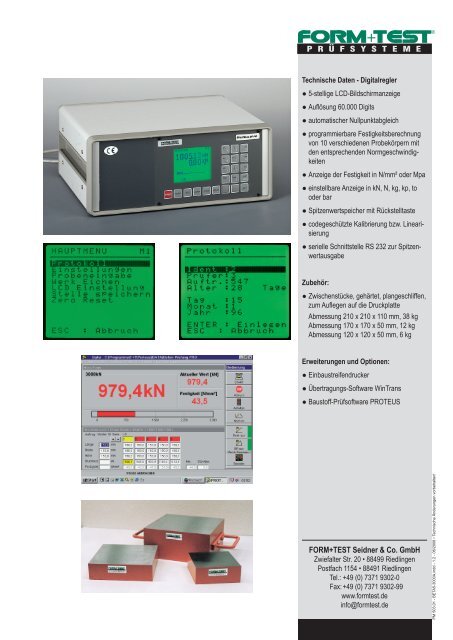 DruckprÃ¼fmaschine BETA 5-3000 A - Labochema