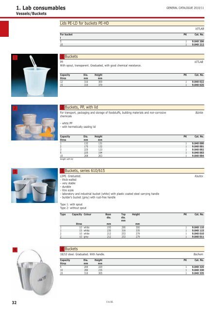 1. Lab consumables Vessels 4 Tools 94 Heating 107 ... - Labochema