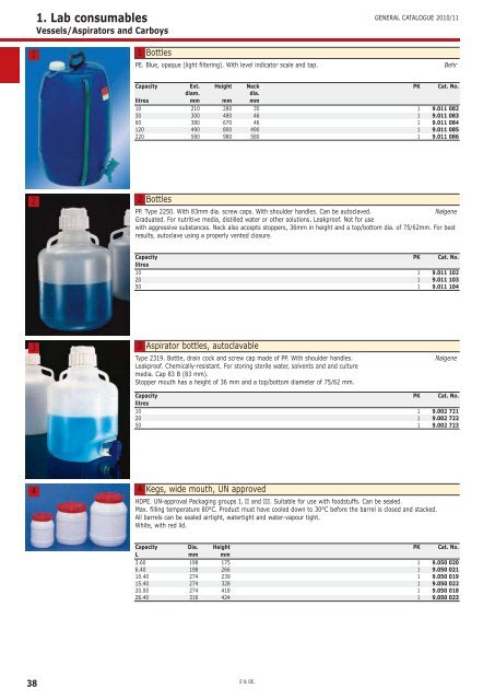 1. Lab consumables Vessels 4 Tools 94 Heating 107 ... - Labochema