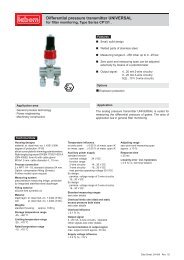 Differential pressure transmitter UNIVERSAL - LABOM