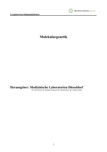 Molekulargenetik - Medizinische Laboratorien DÃ¼sseldorf