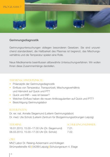 Programm 2012-2013 - Labor Leipzig