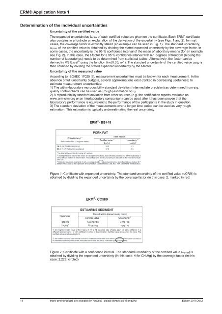 Analytical reference materials, standards and high ... - LGC Standards