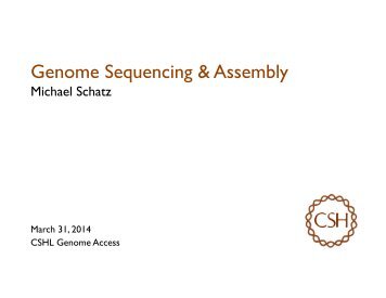 2014.03.31.GenomeAccess.Sequencing and Assembly