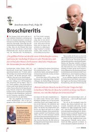 Broschüreritis - Laborjournal
