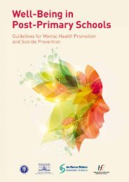 Well-Being in Post-Primary Schools: Guidelines for Mental Health ...