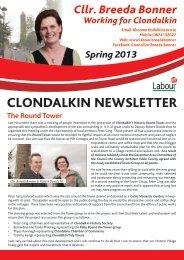 Clondalkin Newsletter edition - The Labour Party