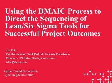 Using the DMAIC Process to Direct the Sequencing of Lean/Six ...