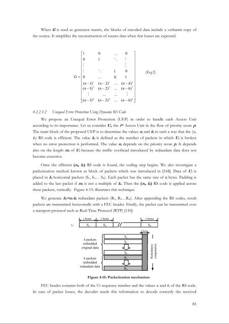 TITRE Adaptive Packet Video Streaming Over IP Networks - LaBRI