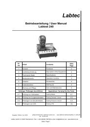 Labtest 240 - labtronic.de